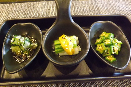 お通し３種